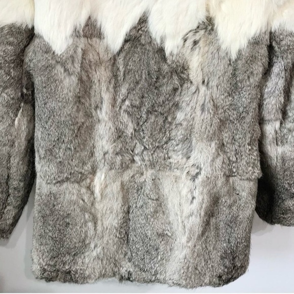 Genuine Rabbir Fur Coat Women size Medium - Picture 10 of 16